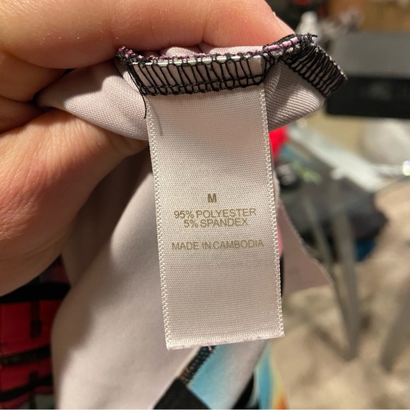 Bisou Bisou colorful zip up tank - women’s size M - Picture 5 of 5